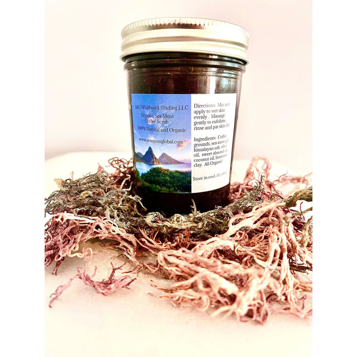 MG Windward Trading LLC - Sea Moss Arabica Coffee Face & Body Scrub 16oz