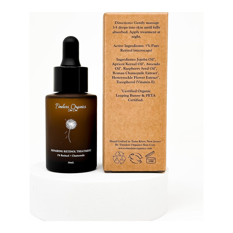 Timeless Organics Skin Care Repairing Retinol Treatment Serum