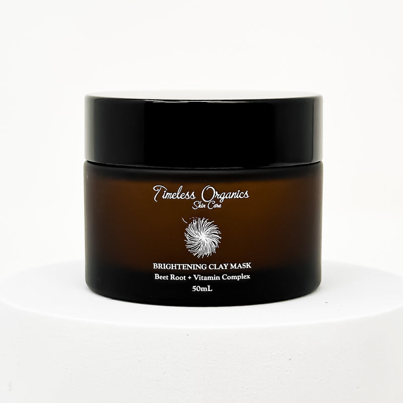Timeless Organics Skin Care Brightening Clay Mask Masks
