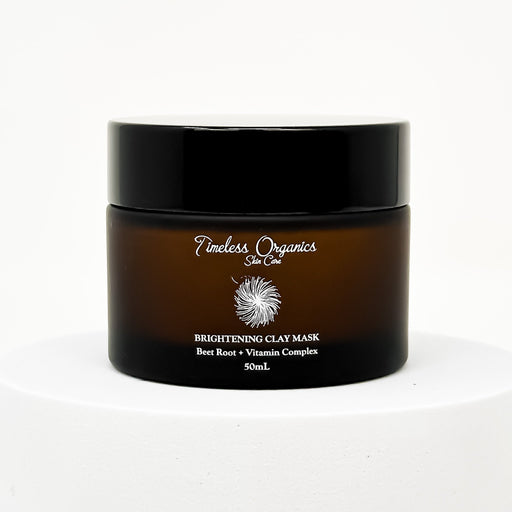 Timeless Organics Skin Care Brightening Clay Mask Masks