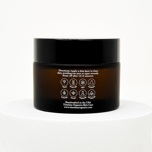 Timeless Organics Skin Care Tightening Clay Mask Masks Lavender