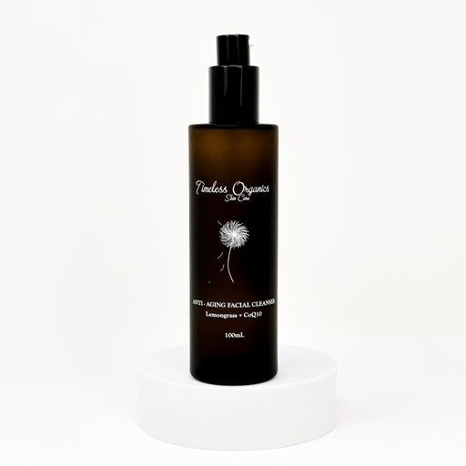 Timeless Organics Skin Care Anti-Aging Facial Cleanser Cleanser Black
