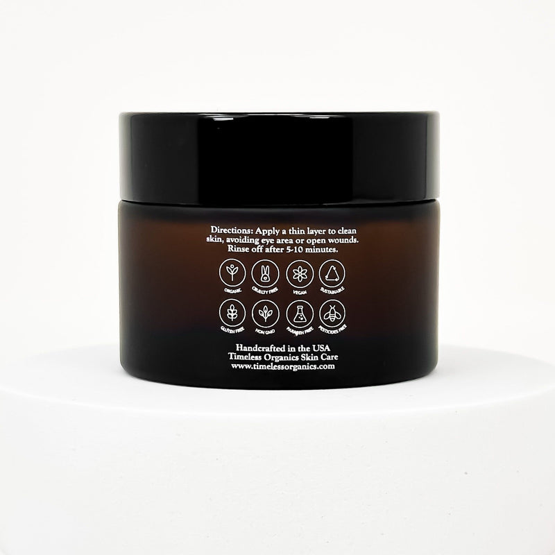 Timeless Organics Skin Care Deep Hydration + Antioxidant Creme Masque