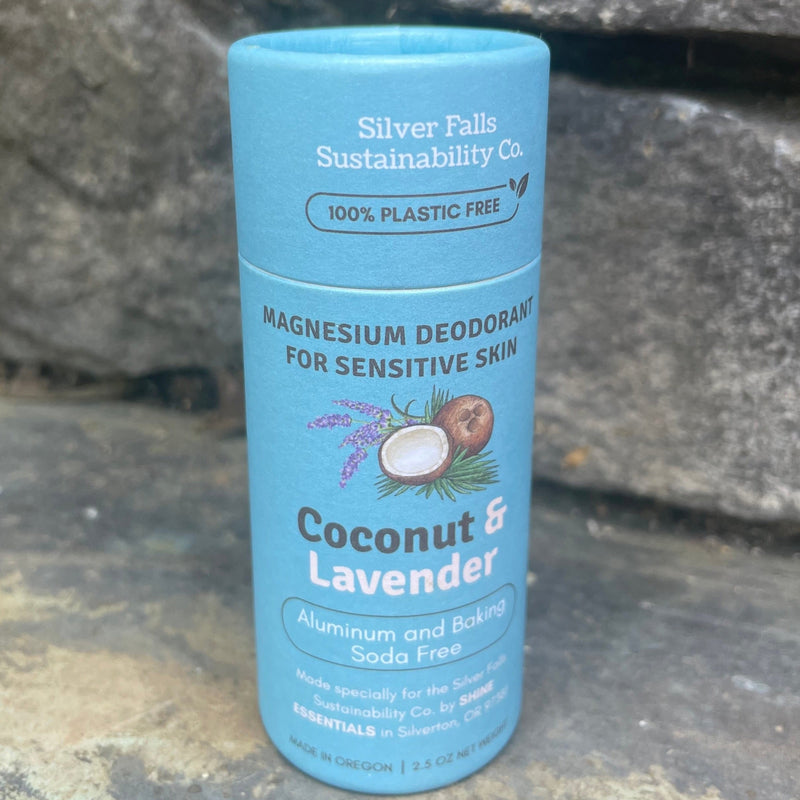 Silver Falls Sustainability Co. Magnesium Deodorant Bath and Body