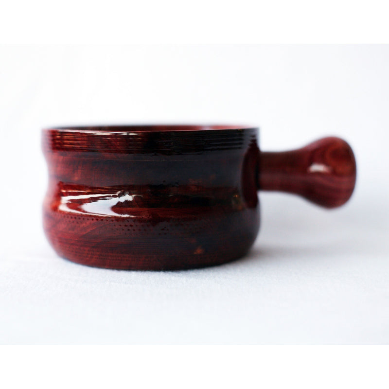 CreationsByWill Red Cedar Lather Mug Lather Bowl
