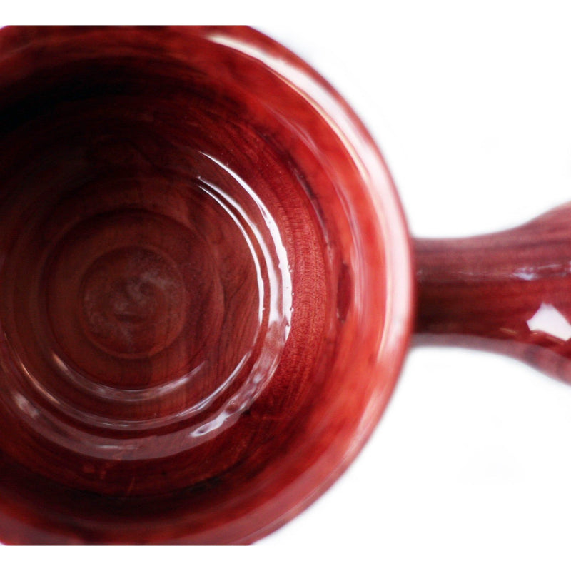 CreationsByWill Red Cedar Lather Mug Lather Bowl