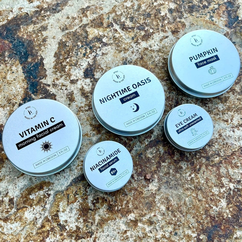 Silver Falls Sustainability Co. Night Creams including NEW Peptide Night Cream - 3 oz