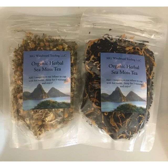 MG Windward Trading LLC - Premium Irish Sea Moss Herbal Teas 2oz