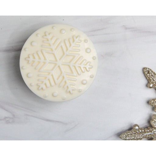 Holder Handmade- Jack Frost Goat Milk Snowflake Soap 4.2oz