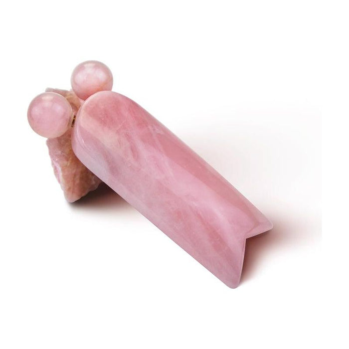 ZAQ Skin & Body - Kitty World'S First Gua Sha With Roller - Rose Quartz