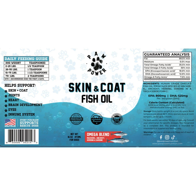 Paw Power Nutrition Dawg Health Skin & Coat White Smoke