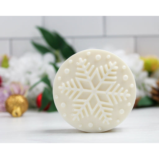 Holder Handmade- Jack Frost Goat Milk Snowflake Soap 4.2oz