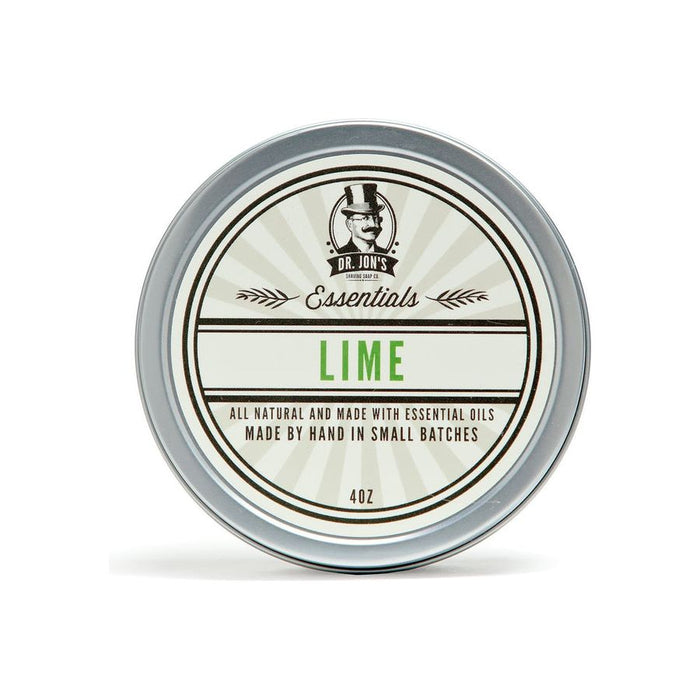 Dr. Jon's Essentials Lime Shaving Soap 4 Oz