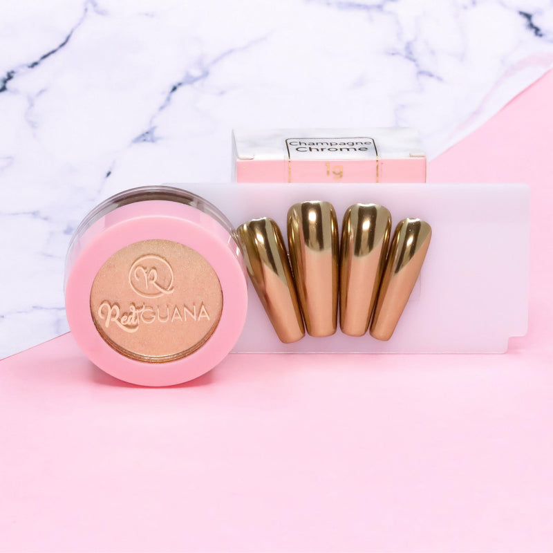 Red Iguana LLC Metallic Chrome Pigment set of 6 colors Pigments/Flakes/Chromes