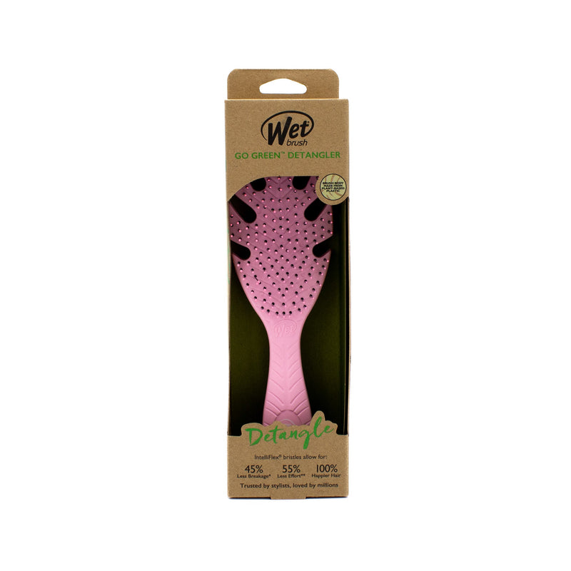 This is Beauty US Wet Brush Go Green Detangling Brush PINK - New Tools & Accessories