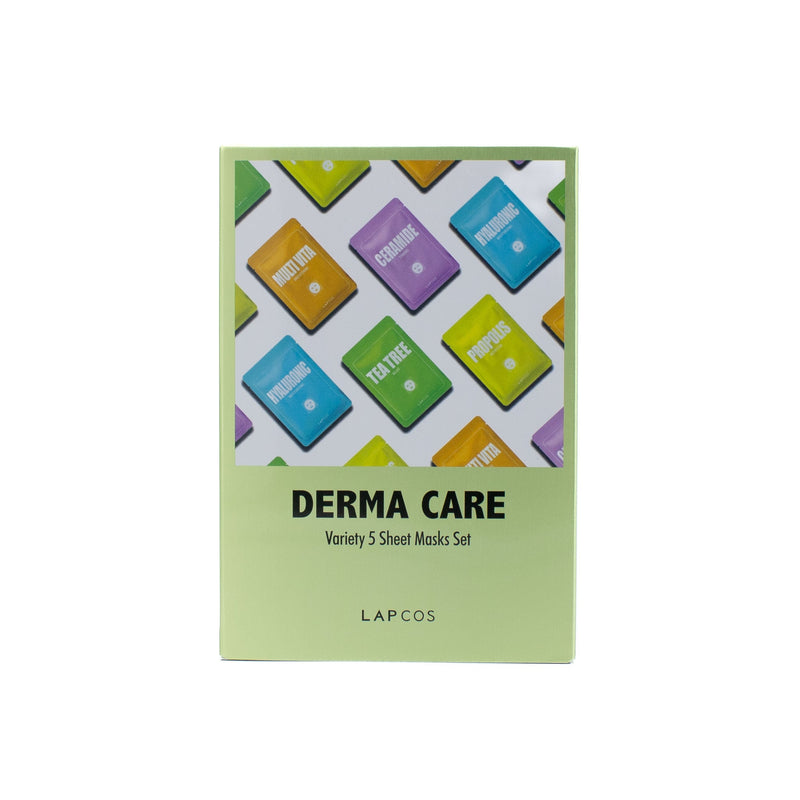 This is Beauty US LAPCOS Derma Care 5 Sheet Masks Set - New Masks, Peels & Scrubs