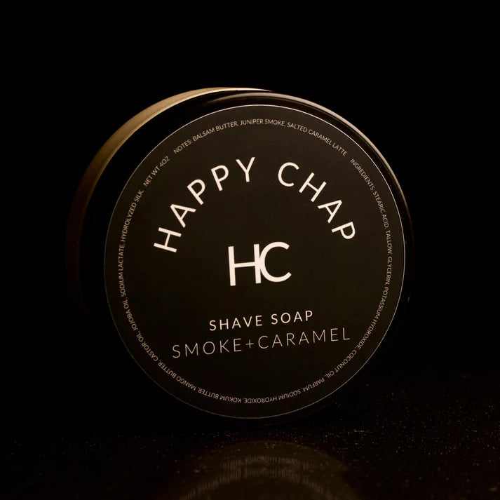 Happy Chap Happy Chap Smoke + Caramel Shaving Collection Shaving Set