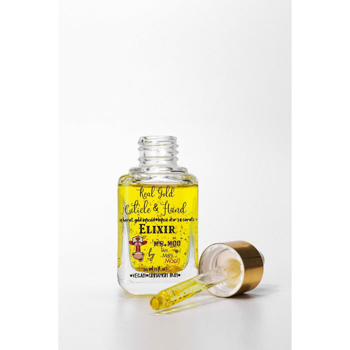 Minimanimoo - Ms. Moo™ 24K Gold Elixir For Hands & Cuticles Cinnamon Bun