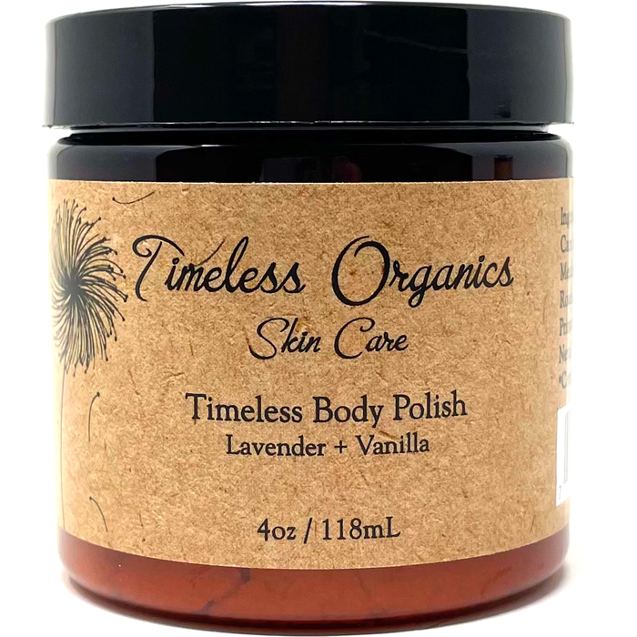 Timeless Organics Skin Care - Body Polish - Lavender + Vanilla