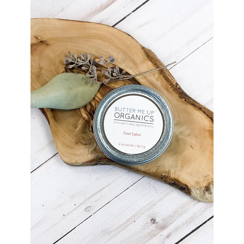 Butter Me Up Organics Foot Salve/ Dry Cracked Feet / Heel Salve / Foot Butter Body