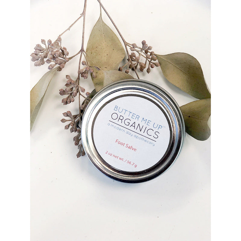 Butter Me Up Organics Foot Salve/ Dry Cracked Feet / Heel Salve / Foot Butter Body
