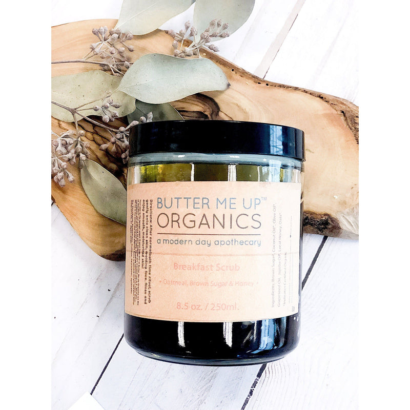 Butter Me Up Organics Organic Breakfast Scrub Body Polish Spa Quality Body