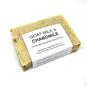 Soaplandia Soap Store Goat Milk & Olive Oil Bar Soap with Chamomile, Unscented