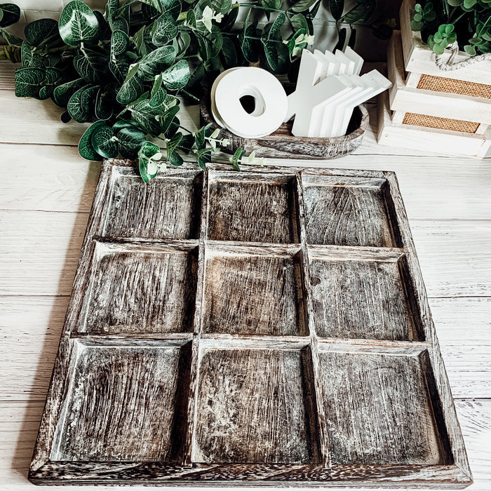 Rustic Tic Tac Toe