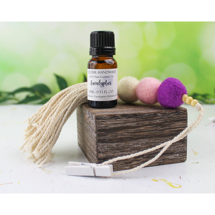 Holder Handmade - Eucalyptus Essential Oil & Wool Diffuser Set