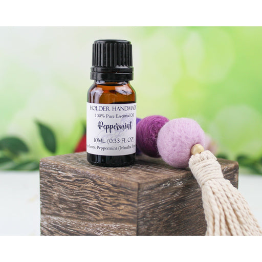 Holder Handmade - Peppermint Essential Oil & Wool Diffuser Set 0.7oz