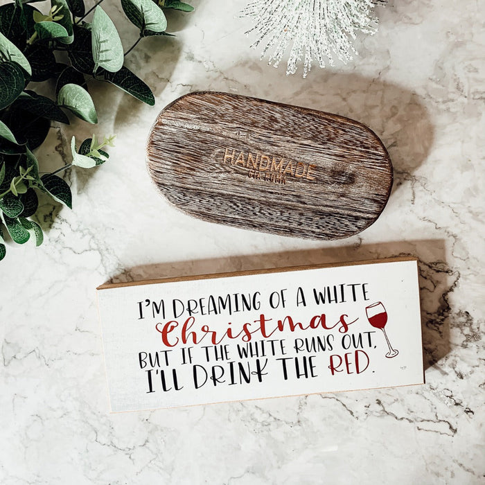 White Christmas Sign