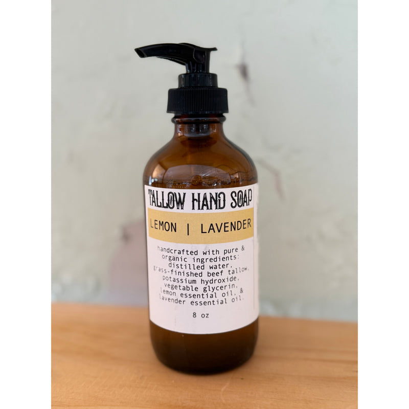 Apotheke DuJardin HAND SOAP | TALLOW | LIQUID Gray Lemon lavender (being discontinued)