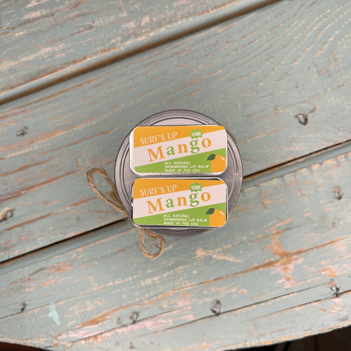 Surf's Up Candle - Surf's Up Candle - Mango Shimmering Lip Balm - Pack of 2