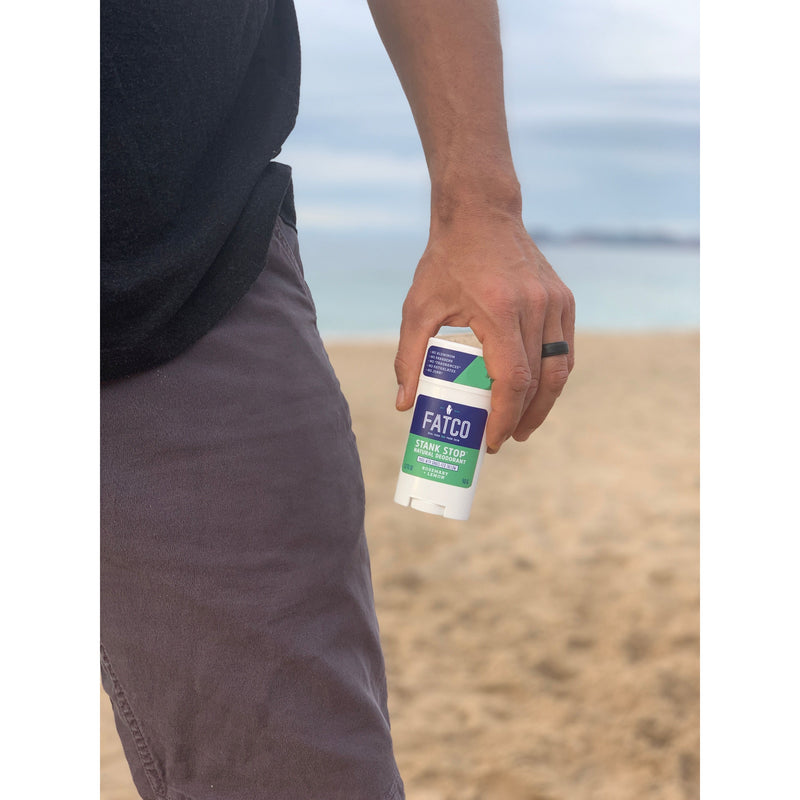 FATCO Skincare Products Stank Stop Deodorant Stick, Rosemary+Lemon, 1.7 Oz