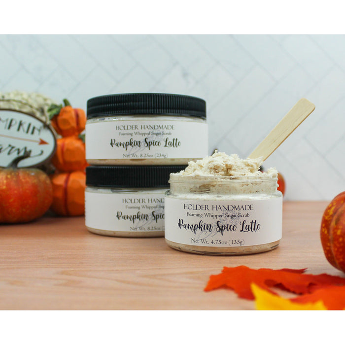 Pumpkin Spice Latte Foaming Whipped Sugar Scrub 4.7oz - 8.2oz