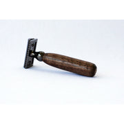 CreationsByWill Hand turned Walnut Wood Double Edge Safety Razor Double Edge Razor