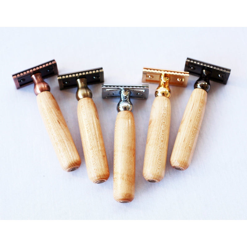 CreationsByWill Maple Wood Double Edge Razor Double Edge Razor