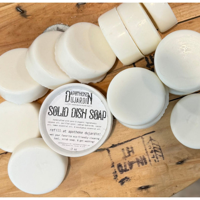 Apotheke DuJardin Solid Dish Soap | Eco Friendly | Low Waste solid dish soap