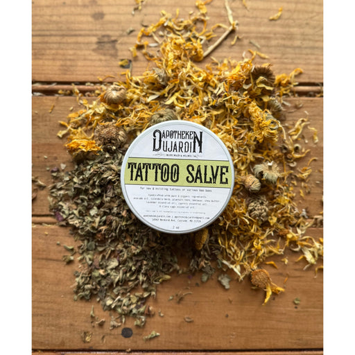 Apotheke DuJardin Tattoo Salve | New & Existing | Itchy Skin | Boo Boos salve