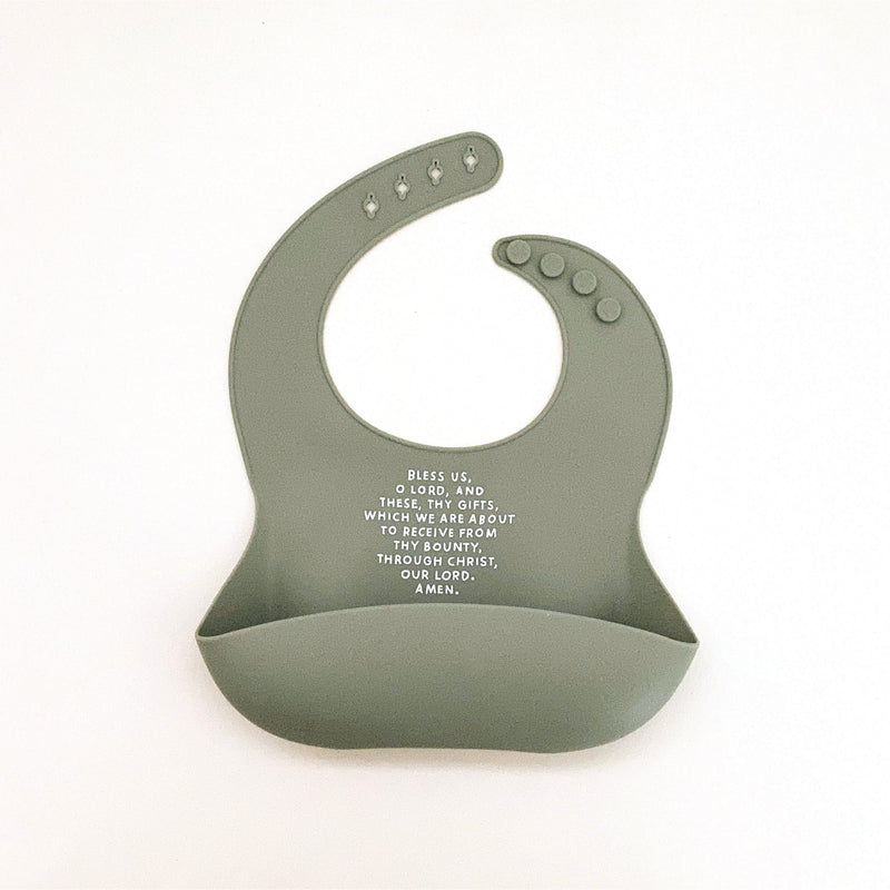 Be A Heart Meal Blessing Silicone Bib Bibs