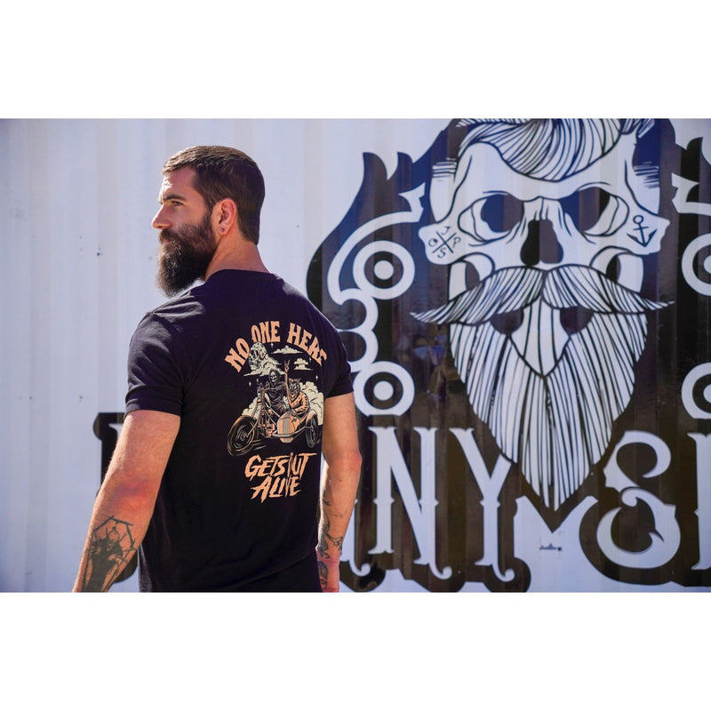 Johnny Slicks No one here gets out alive T-shirt Shirt