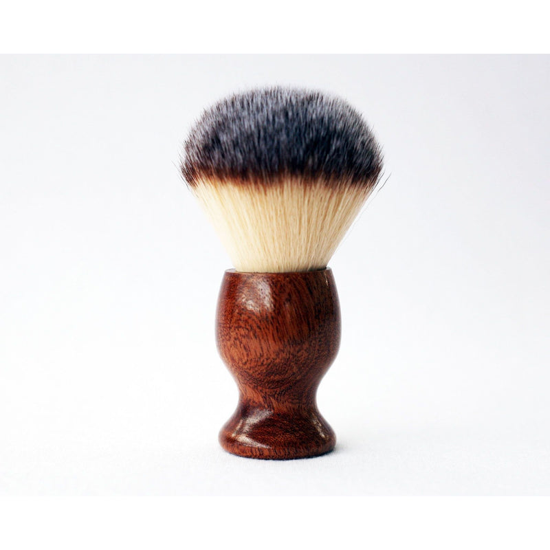 CreationsByWill Mahogany Wood Plisson Lather Brush Lather Brush