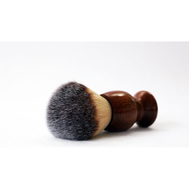CreationsByWill Mahogany Wood Plisson Lather Brush Lather Brush