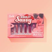 Rude Cosmetics Keep It Sassy 6 Lip Color Set - Nude Lipstick