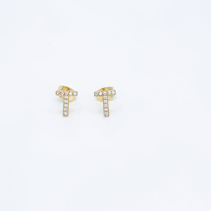 Meyer Initial Stud Earring by Jonesy Wood