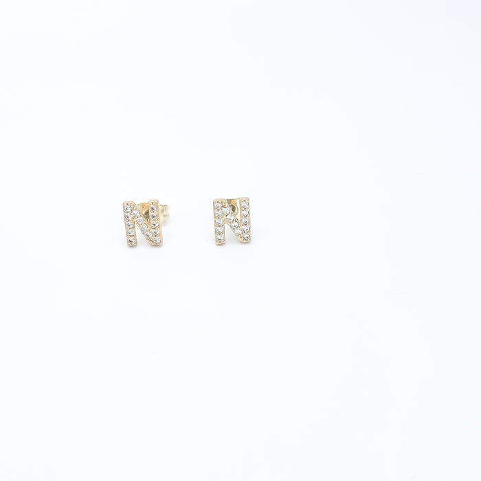 Meyer Initial Stud Earring by Jonesy Wood