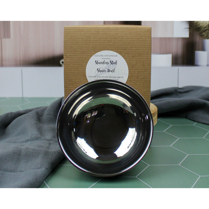 Holder Handmade - Stainless Steel Shaving Bowl