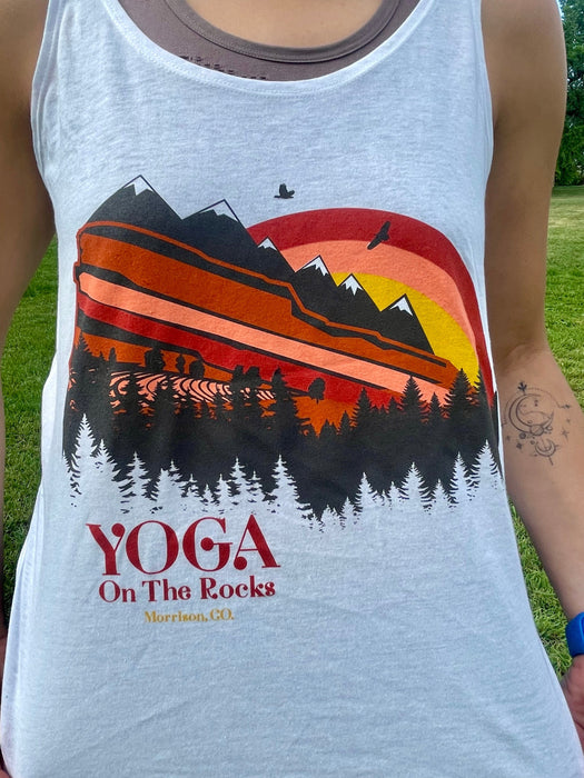 Rainbow Yoga on the Rocks Tank Top