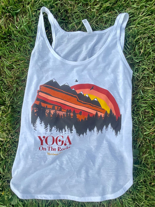 Rainbow Yoga on the Rocks Tank Top