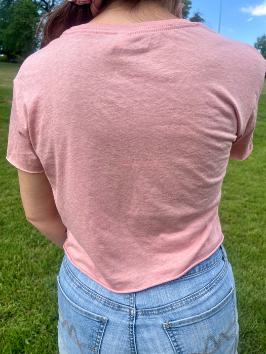 Rainbow Yoga on the Rocks Crop Top